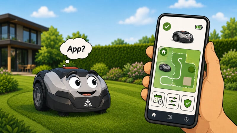 Maehroboter App &bull; techboys.de