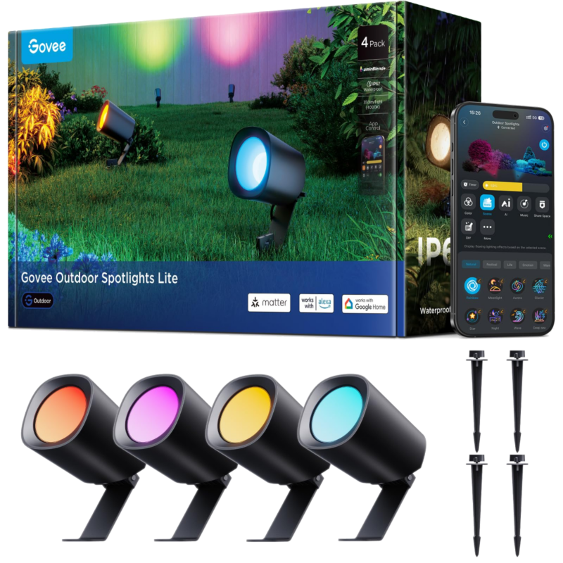 Govee Outdoor LED Strahler Lite RGBWIC