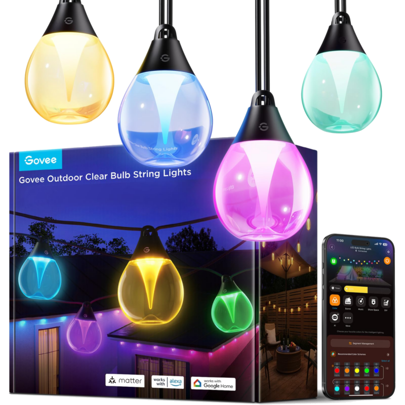 Govee RGBWIC LED-Lichterkette Außen 15 m