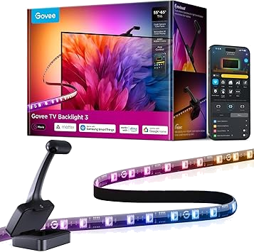 Govee TV Hintergrundbeleuchtung 3 mit 4 MP Dual-Kamera
