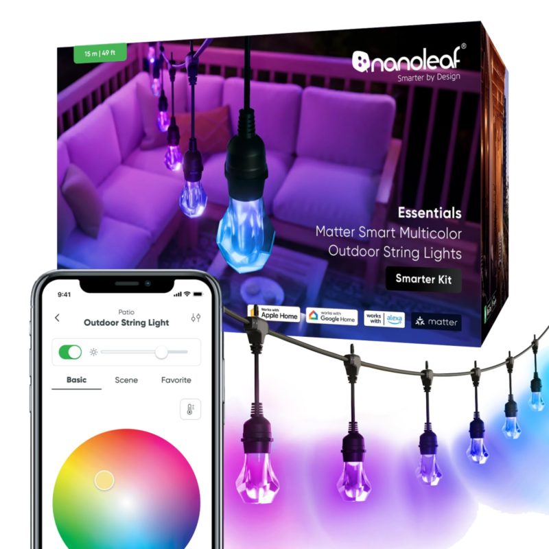 Nanoleaf Outdoor Lichterkette Gems 15m