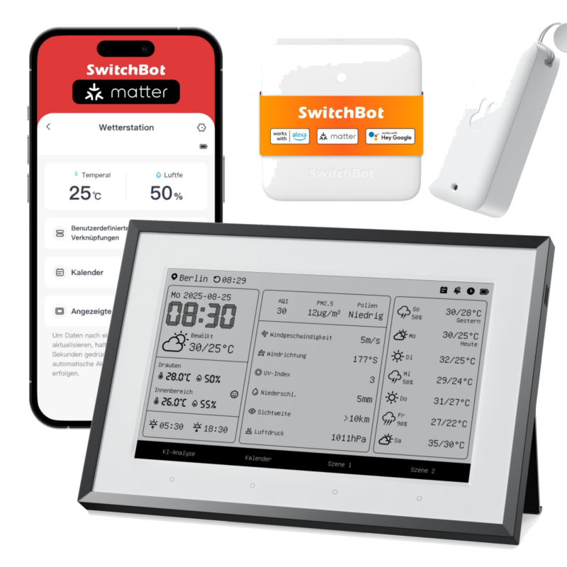 SwitchBot E-Ink Home Dashboard 7,5
