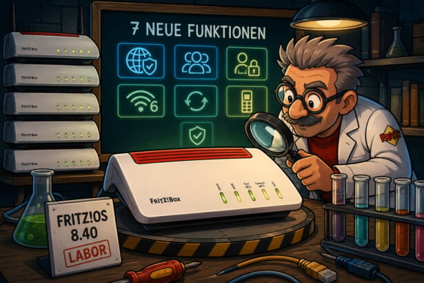 FritzOS 8.40 Labor: neue Funktionen für fünf FritzBoxen im Überblick