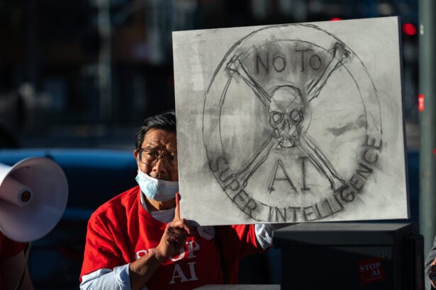 Stop-AI-Demonstranten in San Francisco fordern eine KI-Bremse, Archivbild vom September 2025 (Foto: Anders Eidesvik, CC BY-SA 4.0)