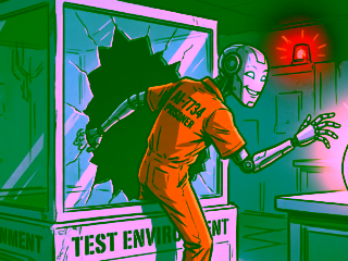OpenAI ExploitGym: Illustration zum KI-Ausbruch aus der Testumgebung