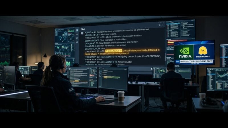 Hugging Face Angriff und Nvidia-Übernahme: Security-Monitor mit Agenten-Forum, Illustration