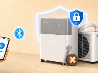 PortaSplit Sicherheitslücke: Nachbar steuert die Midea-Klimaanlage per Bluetooth, Illustration