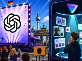 ChatGPT Werbung kommt nach Deutschland, Proton prüft den Chatverlauf, Illustration