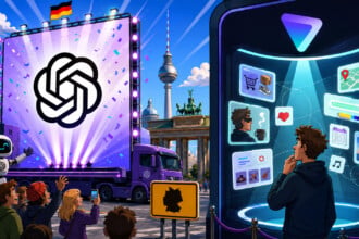 ChatGPT Werbung kommt nach Deutschland, Proton prüft den Chatverlauf, Illustration