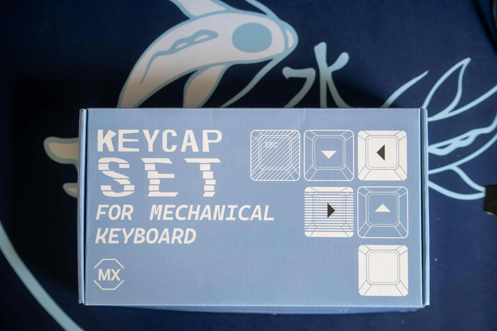 Keycaps-Klub: GMK Mizu Klon in ISO-DE – pragmatisch, nicht perfekt Ersatz-Keycaps für mechanische Tastaturen, hochwertiges Set in blauer Verpackung.