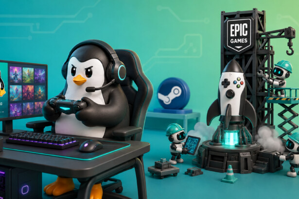 linux gaming 2026 epic launcher 4k &bull; techboys.de