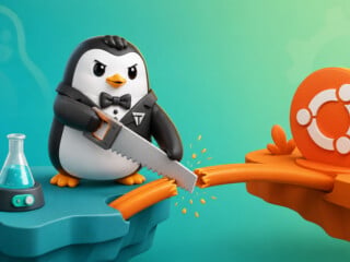 TUXEDO OS sägt die Verbindung zu Ubuntu durch, Illustration
