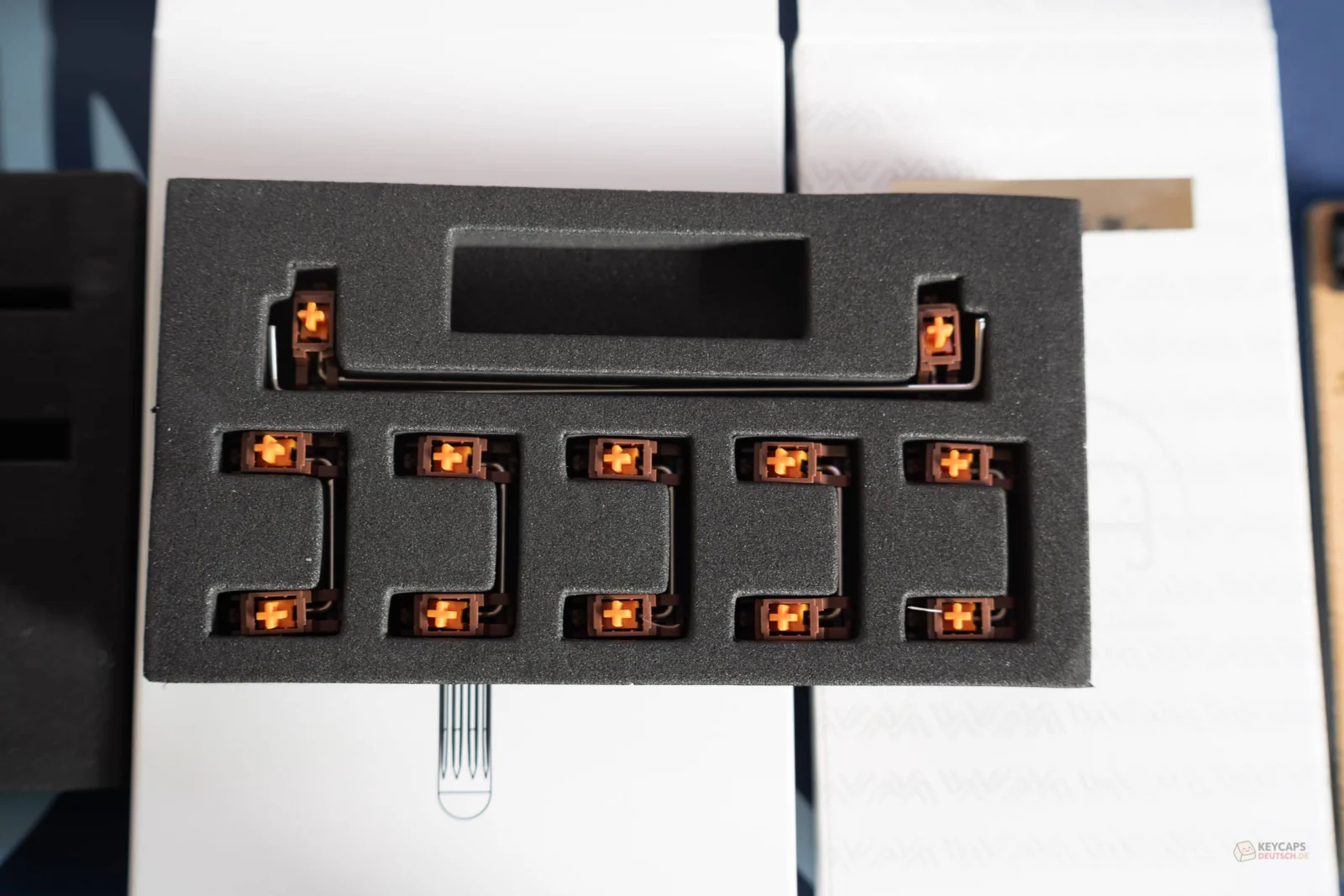 Zoom75 TIGA Build: Mein Zusammenbau mit WS Arowana Switches Ersatz-Tastenkappen für mechanische Tastaturen, orange Switch, hochwertige Keycaps.