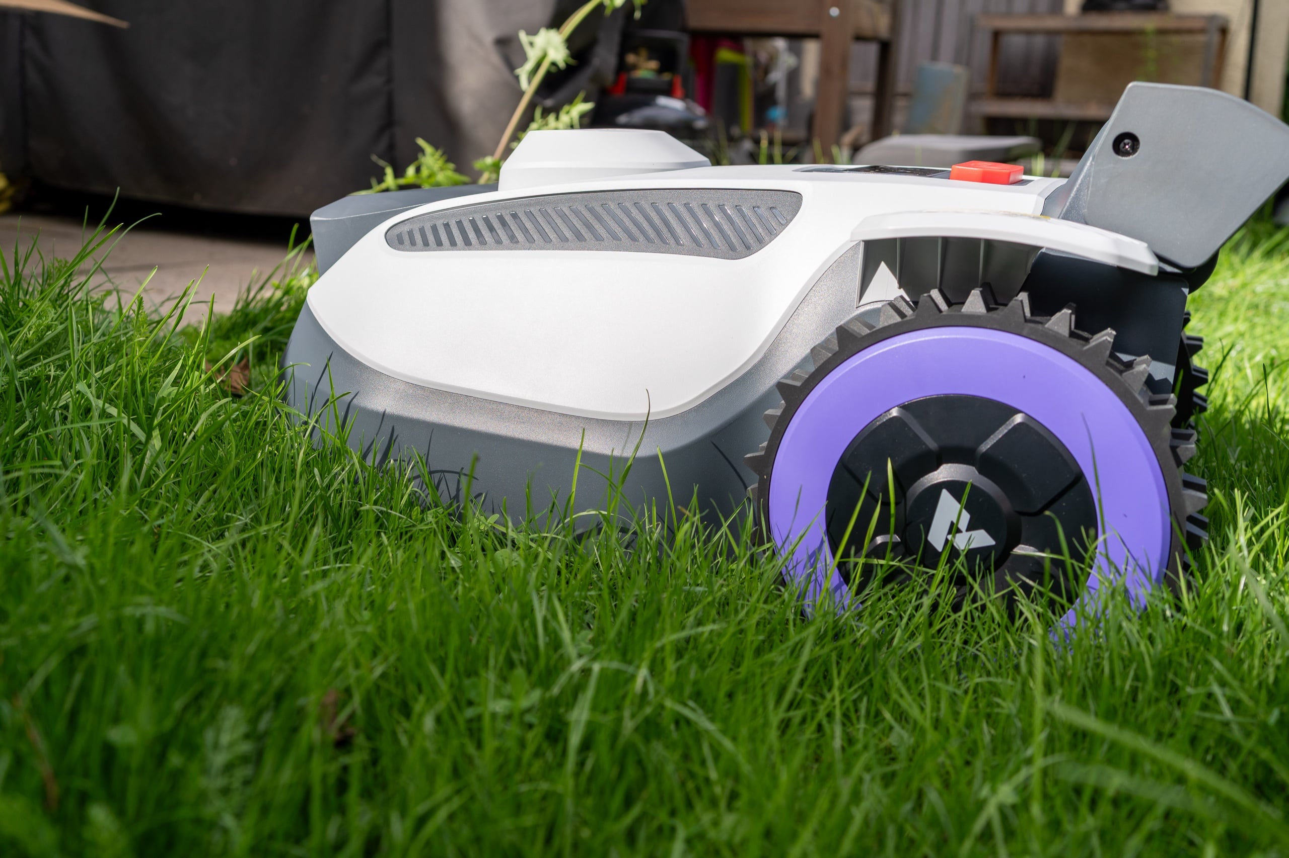 ANTHBOT N8 im hohen ungemähten Gras