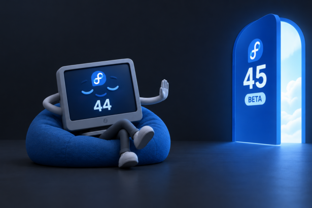 Fedora 45 Beta: Beitragsbild zum Artikel über die Änderungen für Umsteiger