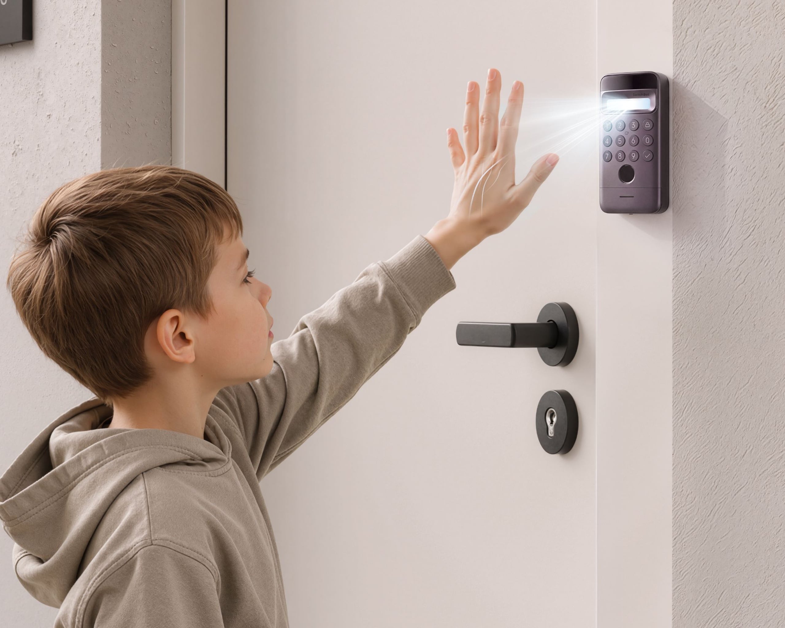 Weitere Entsperrmethoden am SwitchBot Lock Ultra Max: App, Smartwatch, NFC und Fernbedienung