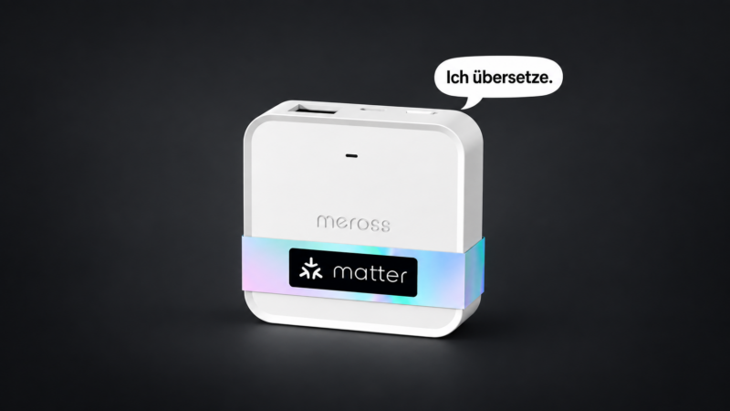 Meross Matter Hub Pro mit den neuen Bluetooth-Sensoren, Beitragsbild