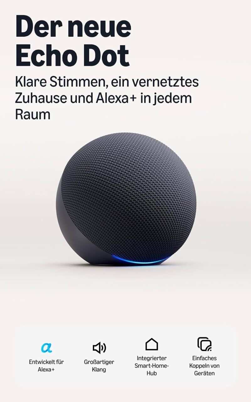 Amazon Echo Dot (2026, 6. Generation) mit Smart-Home-Hub