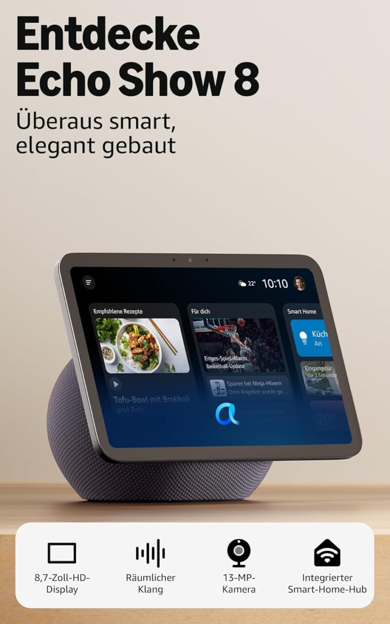 Amazon Echo Show 8 (neueste Generation)