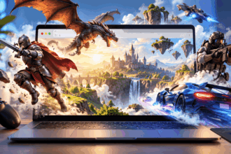 Gamingwelten aus dem Browser Laptop 2 &bull; techboys.de