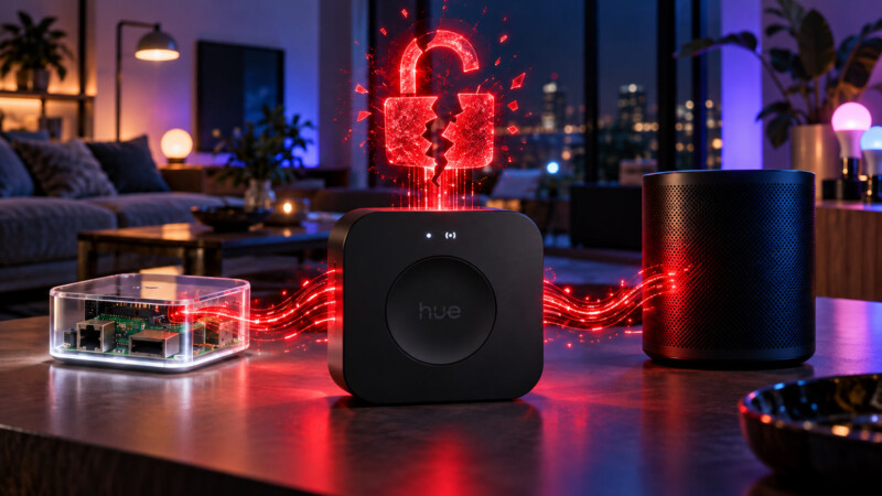 Hue Bridge Pro gehackt: Die Philips Hue Bridge Pro, bei Pwn2Own Ireland 2026 dreimal an einem Tag geknackt