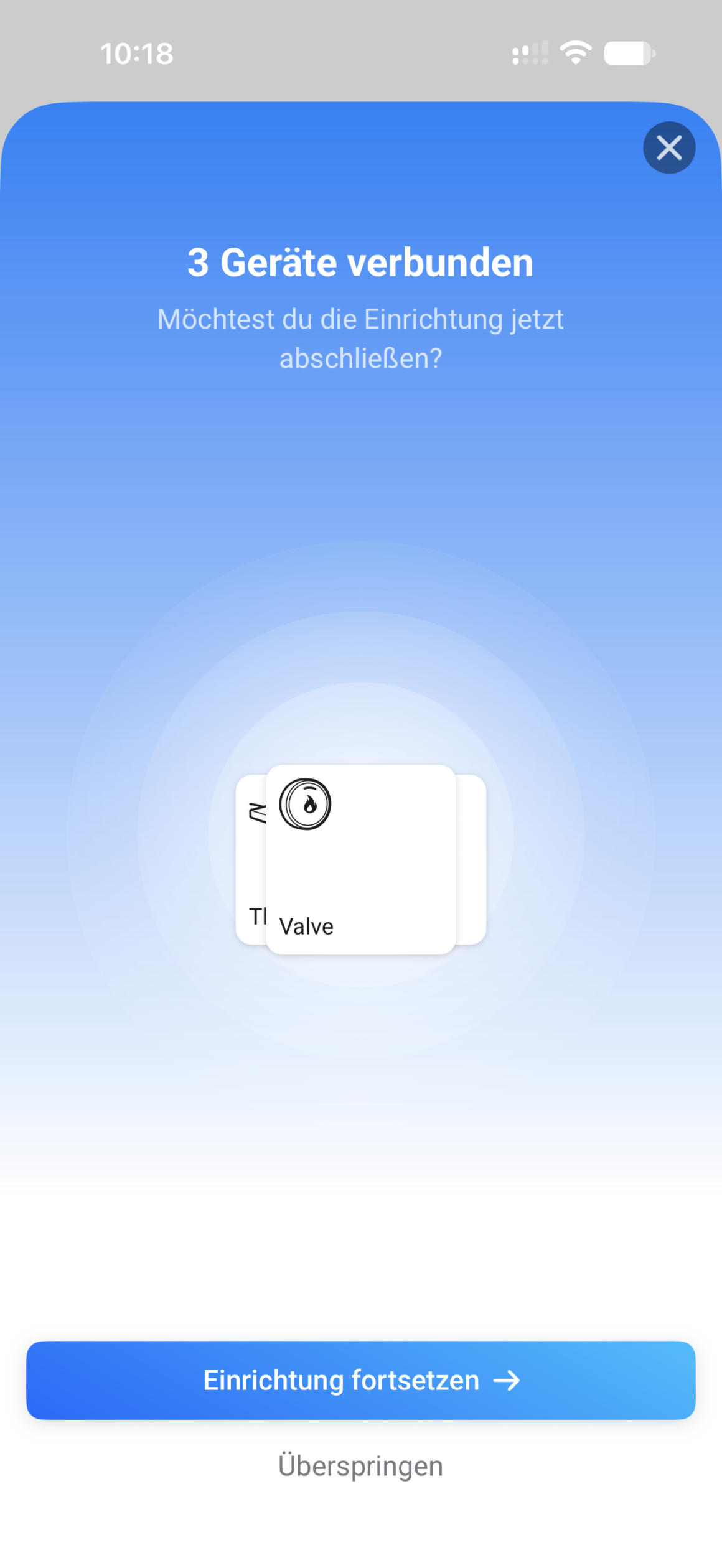 Netatmo Heizkörperthermostat Test: Endlich Matter, aber nur mit Hub Homey meldet nach dem Matter-Code drei verbundene Netatmo-Geräte