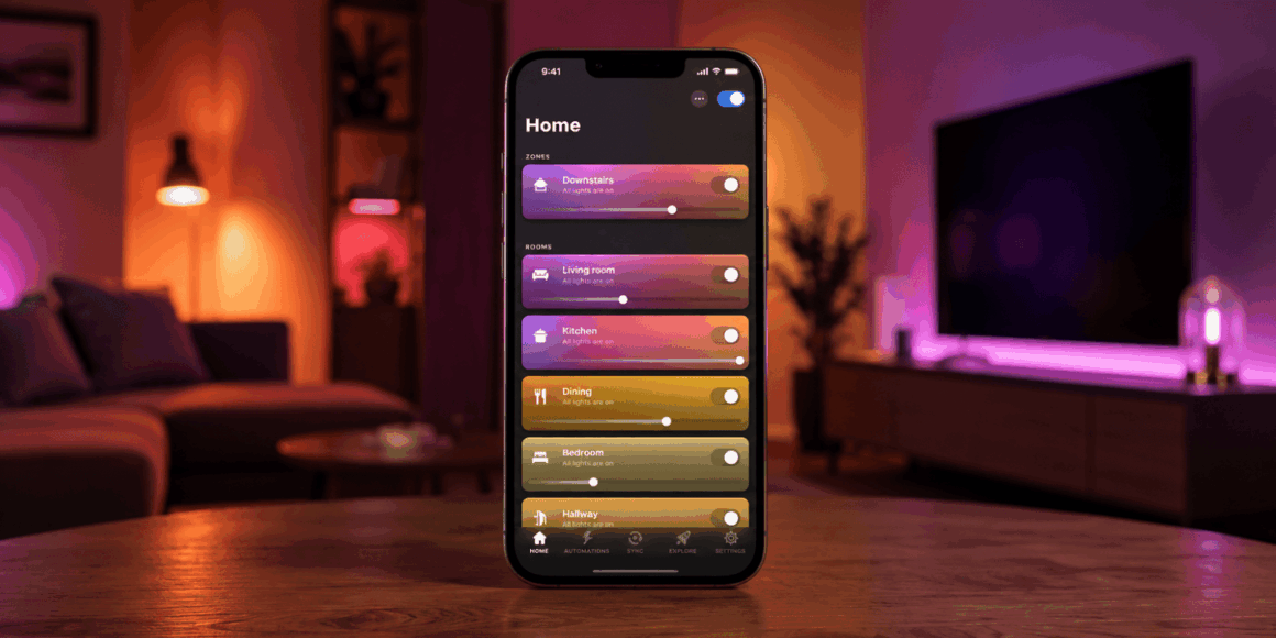 Hue KI-Assistent in der Philips Hue App: KI-Verhalten auf dem iPhone