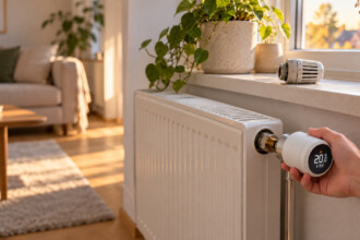 Smarte Heizkoerperthermostat Montage im Wohnzimmer &bull; techboys.de