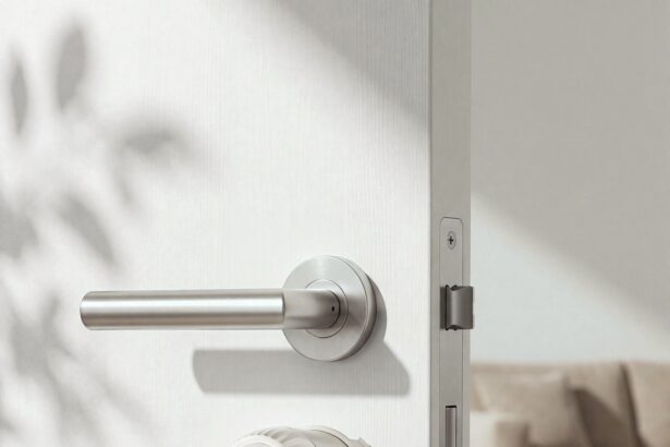 SwitchBot Lock Ultra Max Test: das smarte Türschloss an einer Wohnungstür, Szenenbild von SwitchBot