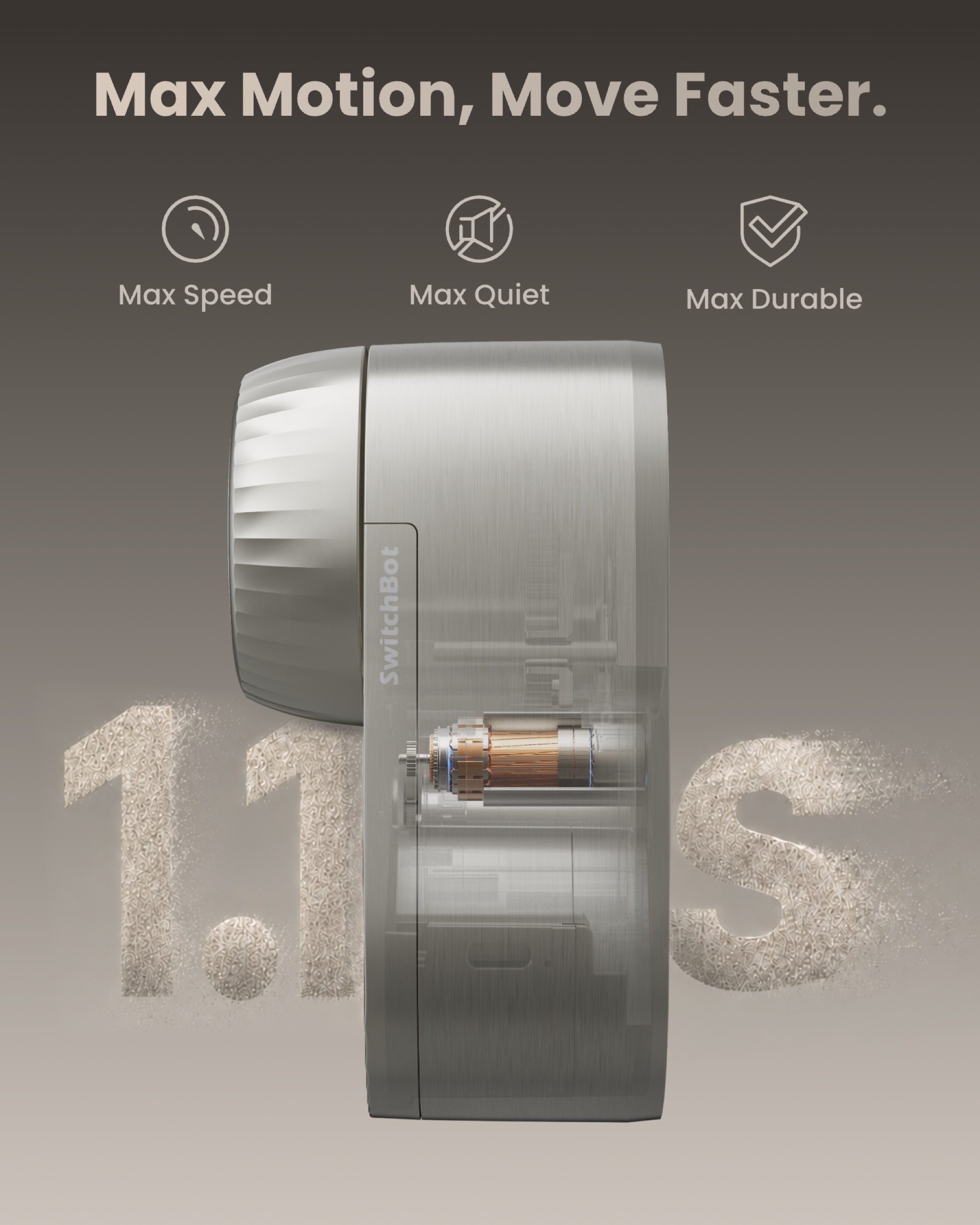 SwitchBot Lock Ultra Max Test: der bürstenlose UltraDrive-Motor mit 160 Umdrehungen pro Minute